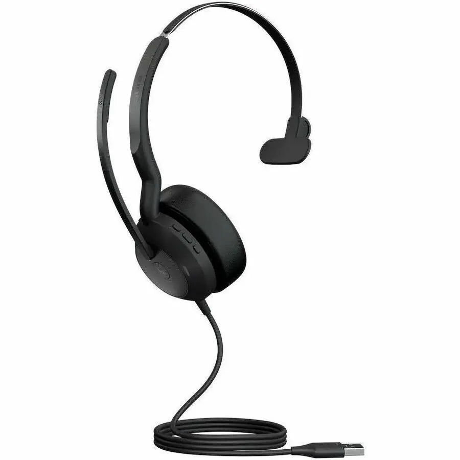 Jabra Evolve2 50 Headset – Professional Supra-Aural Wireless & Wired Noise-Canceling Headset for Meetings