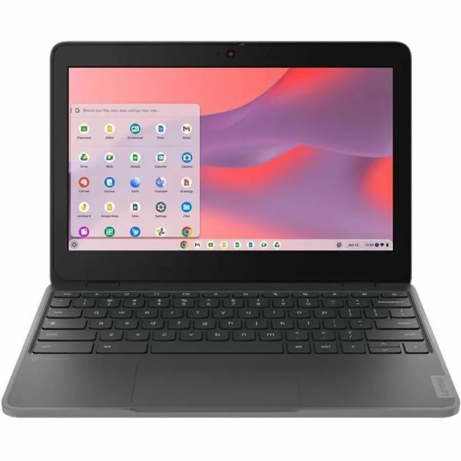 Lenovo 100e Chromebook Gen 4 100e 82W0001EUS 11.6" Chromebook - HD - 60 Hz - Octa-core (MediaTek Cortex A76 + Cortex A55) - 4 GB - 32 GB Flash Memory - English Keyboard - Graphite Gray