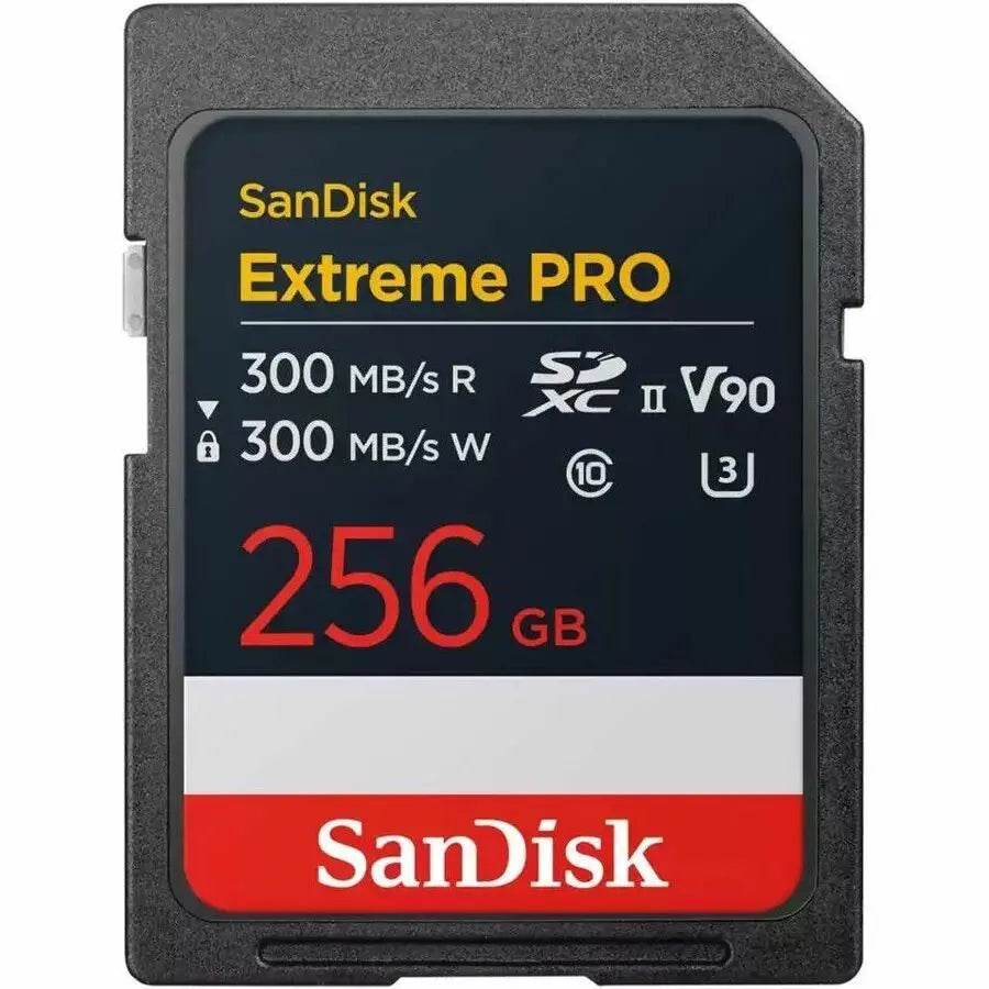 SanDisk Extreme PRO SDSDXDM-256G-GN4IN 256GB UHS-II SDXC Memory Card for 8K & 4K Video Capture