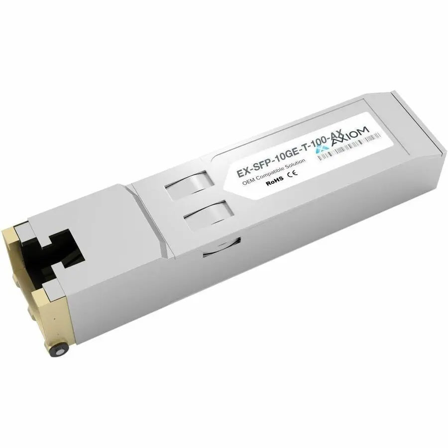 Axiom 10GBASE-T SFP+ Transceiver Module (Part Number: EX-SFP-10GE-T-100-AX)