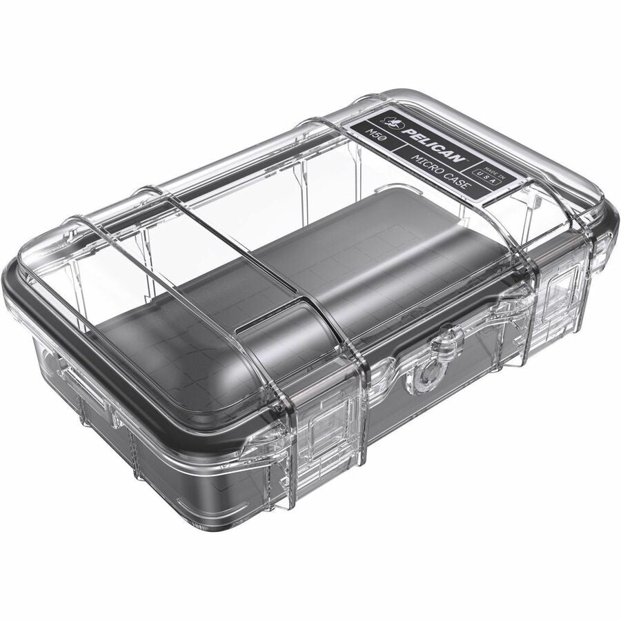 Pelican M50 Micro Case Waterproof Storage Container with Secure Locking and Lifetime Guarantee