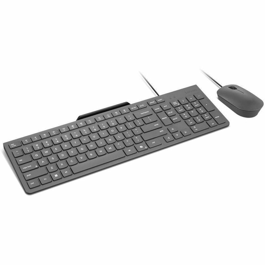 Lenovo 310 USB-A Wired Keyboard and Mouse Combo in Luna Gray - Model GX31R09775