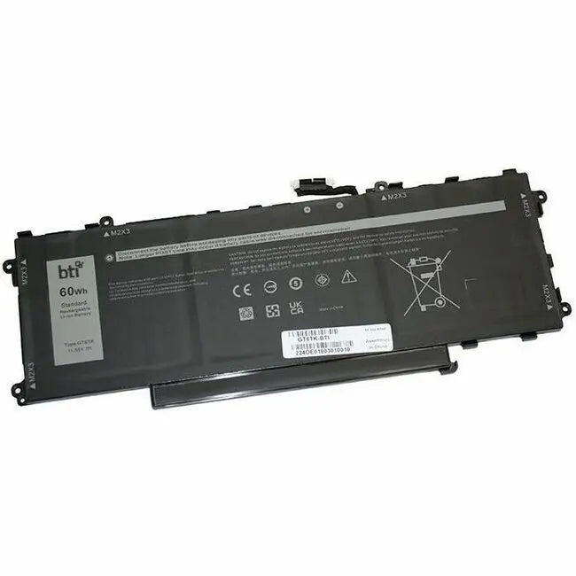 BTI GT6TK-BTI 3-Cell 11.55V Lithium-Ion Battery for Dell Latitude 9450 2-in-1 and 9440 2-in-1
