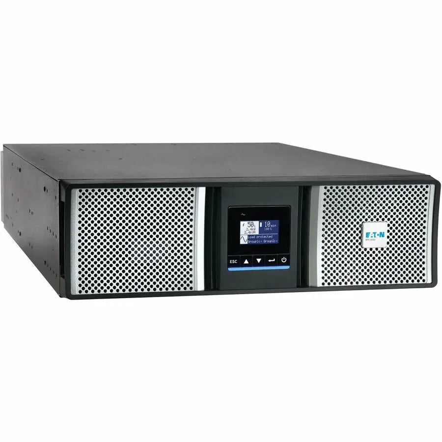 Eaton 9PX G2 5000VA 5000W 208V Online Double-Conversion UPS - L6-30P or Hardwired Input, 2 L6-20R, 2 L6-30R, Hardwired Output, Cybersecure Network Card, Extended Run, 3U Rack/Tower