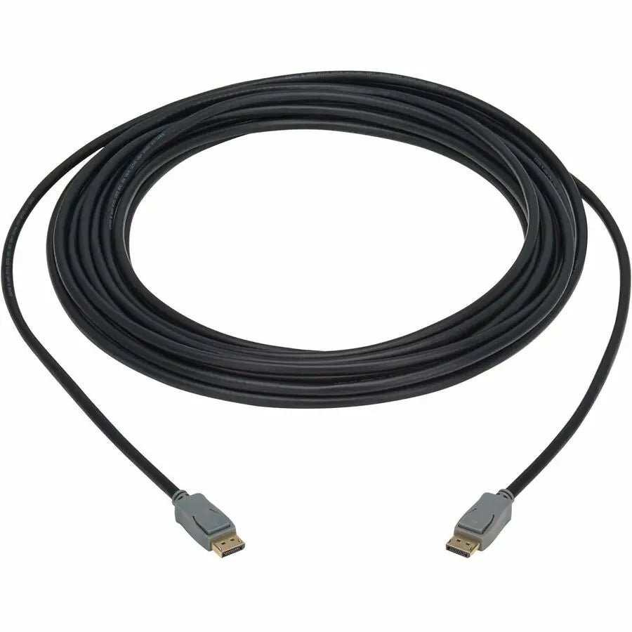 Eaton Tripp Lite Series DisplayPort Cable with Latching Connectors (M/M), 4K 60 Hz, HBR2, 4:4:4, HDCP 2.2, 70 ft. (21.3 m), Black