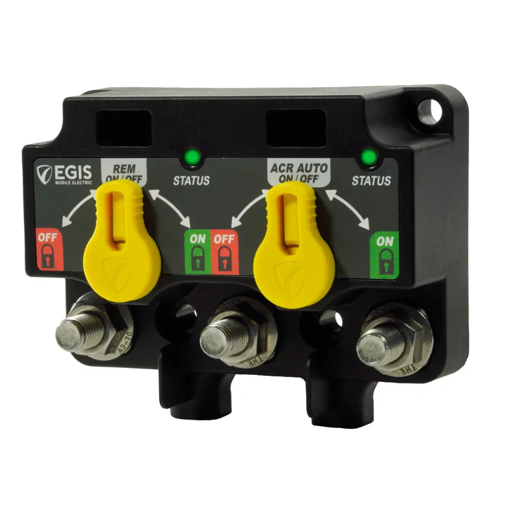 Egis Mobile Electric Dual XD Flex 2 Relay with Knobs - High-Performance Bi-Stable Switch Module