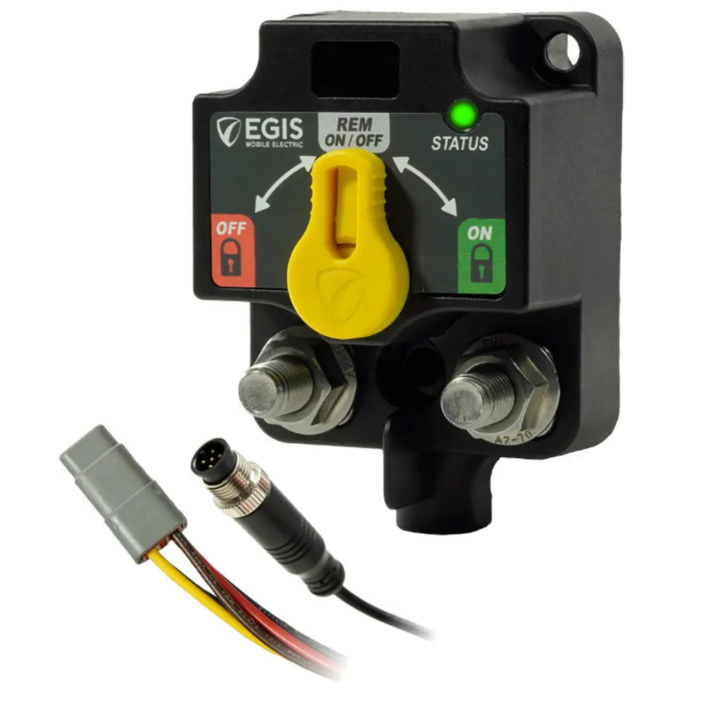 Egis Mobile Electric Single XD NMEA 2000 Automatic Circuit Relay with Knobs - 4 Position DT