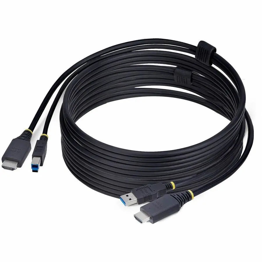 StarTech.com 10ft (3m) HDMI and USB 5Gbps KVM Cable, Up to 4K 60Hz, HDMI 2.0 and USB Combo Cable for KVM Switch