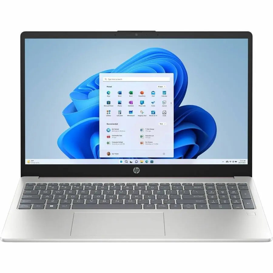 HP Inc. 15-fd0108ds 15.6-Inch Notebook with Intel N100, 4GB RAM, 128GB SSD, Flicker-Free Display, and Long Battery Life