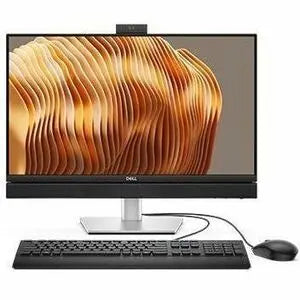 Dell Pro 24 QB24250 All-in-One Computer - Intel Core Ultra 7 265 - vPro Technology - 16 GB - 512 GB SSD - 23.8" Full HD Touchscreen - Desktop - Silver