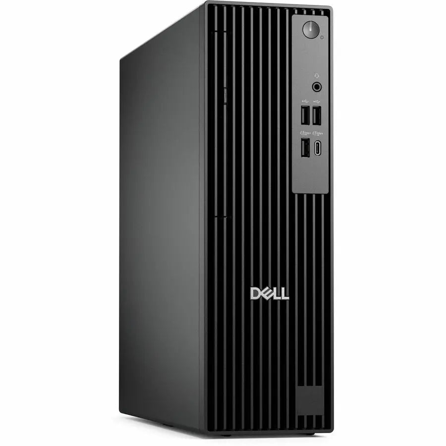 Dell Pro QCS1255 Desktop Computer - AMD Ryzen 5 8500G - 8 GB - 256 GB SSD - Slim PC - Standard Black