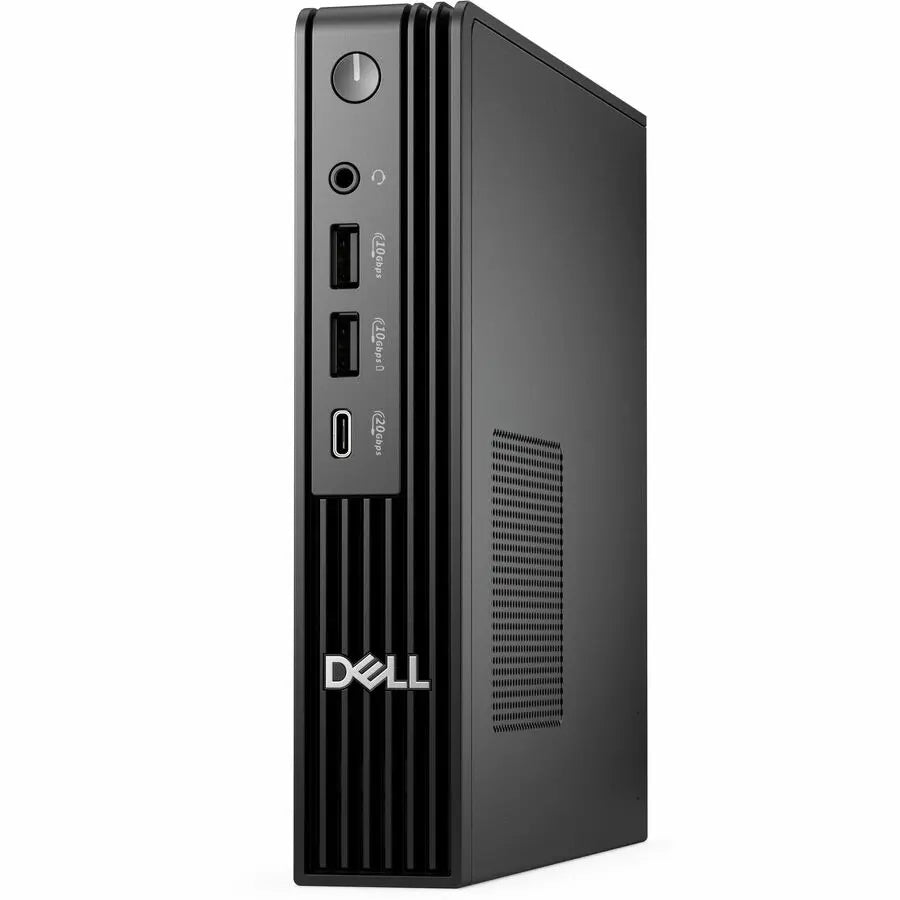 Dell Pro QBM1250 Desktop Computer - Intel Core Ultra 5 235 - vPro Technology - 16 GB - 256 GB SSD - Micro PC - Black