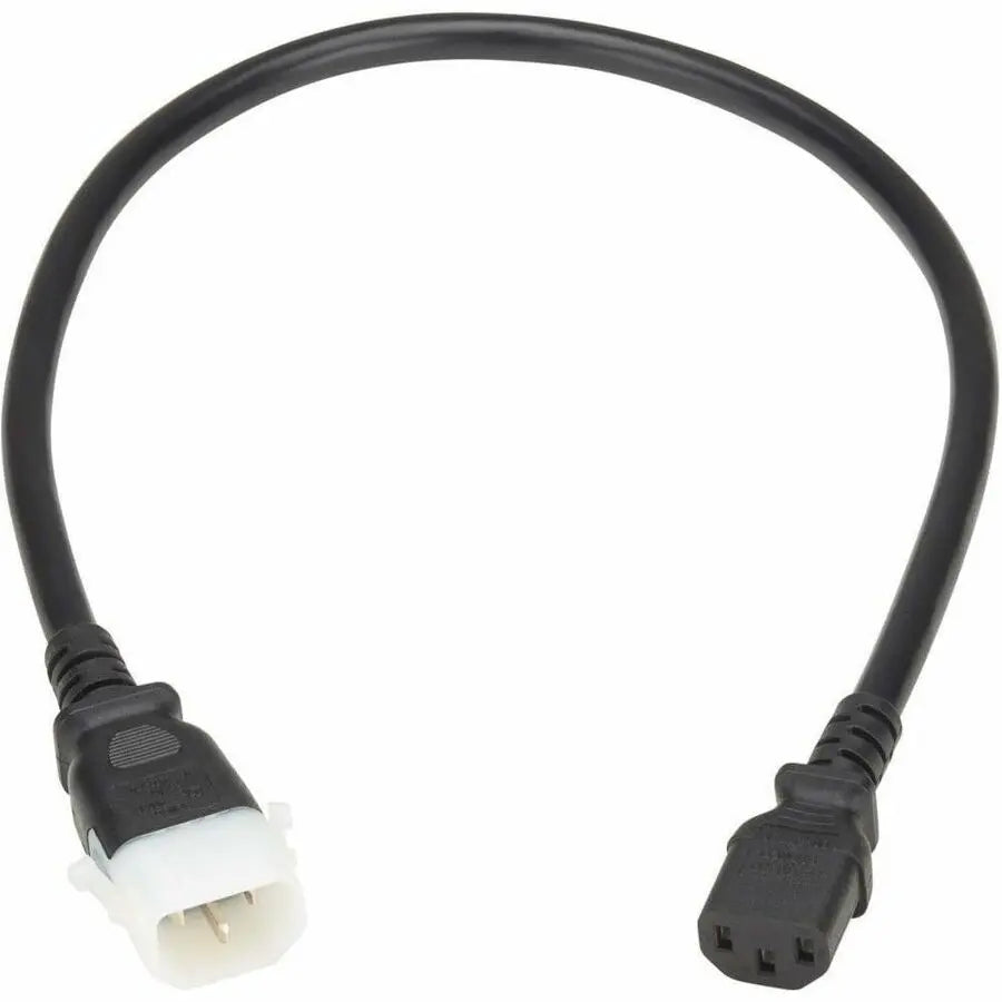 Eaton Tripp Lite Series PDU Power Cord, C13 to P-Lock C14 - Heavy-Duty, 15A, 250V, 14 AWG, 2 ft. (0.6 m), Black