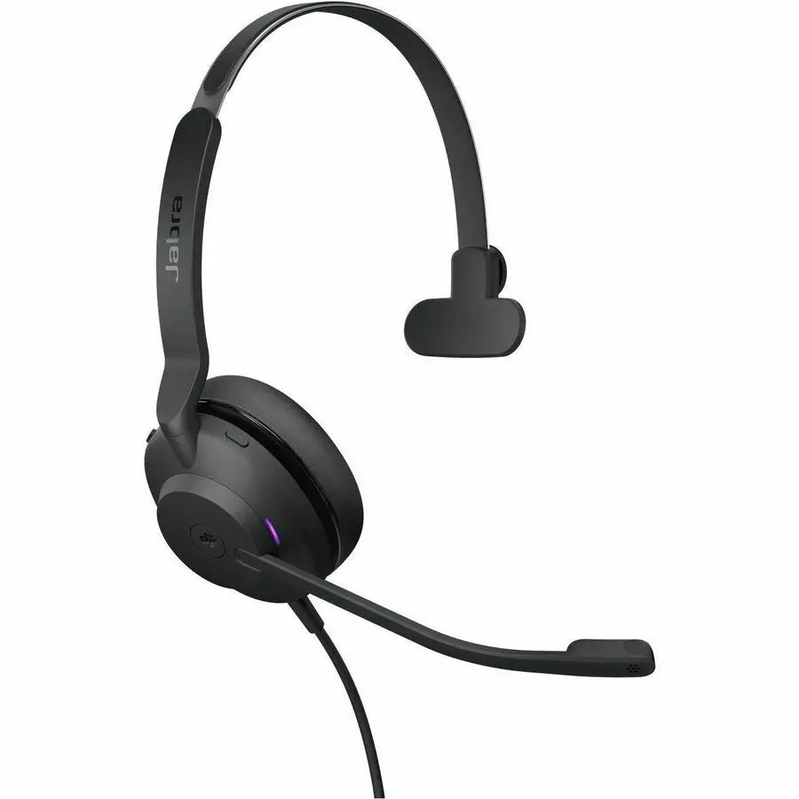 Jabra Evolve2 30 SE Headset – Lightweight On-Ear Stereo Headphones with Clear Microphone and Immersive Sound