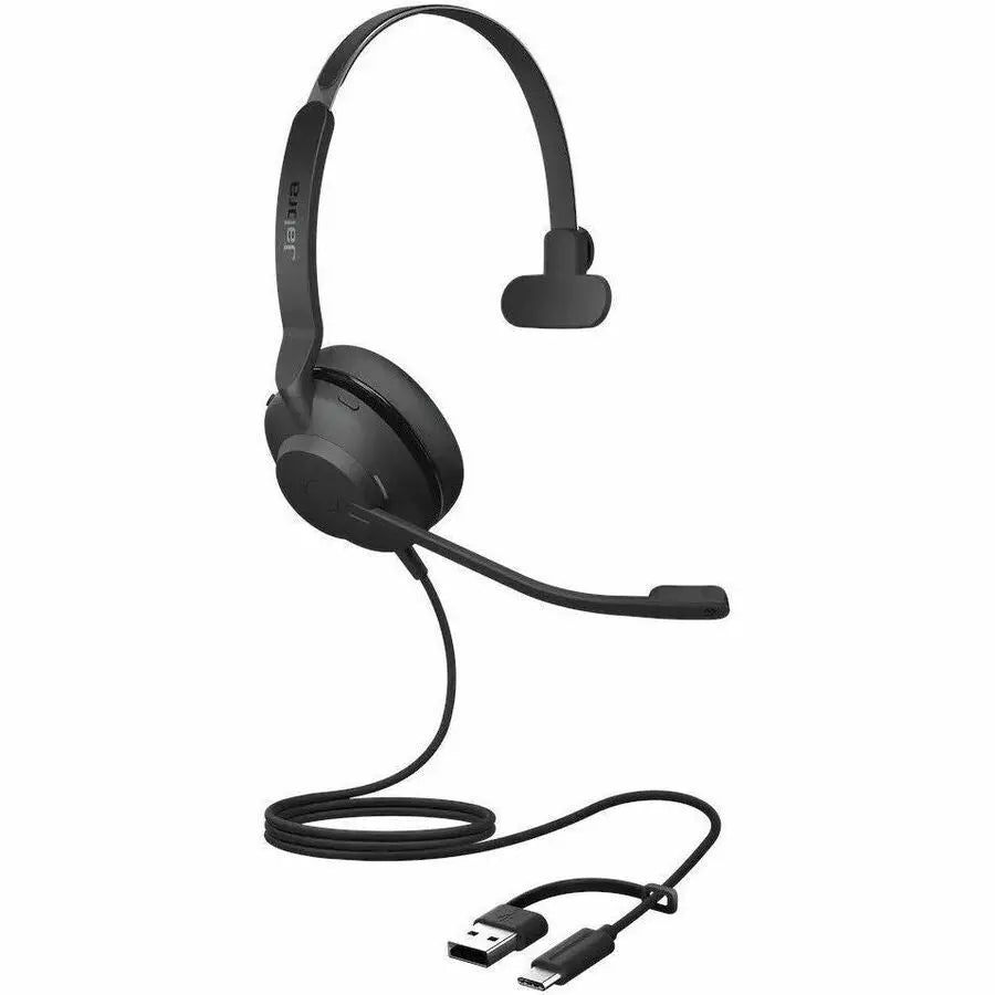 Jabra Evolve2 30 SE Headset – Compact, Lightweight Mono Headset with Superior Sound & Clear Microphone for Office & Remote Work