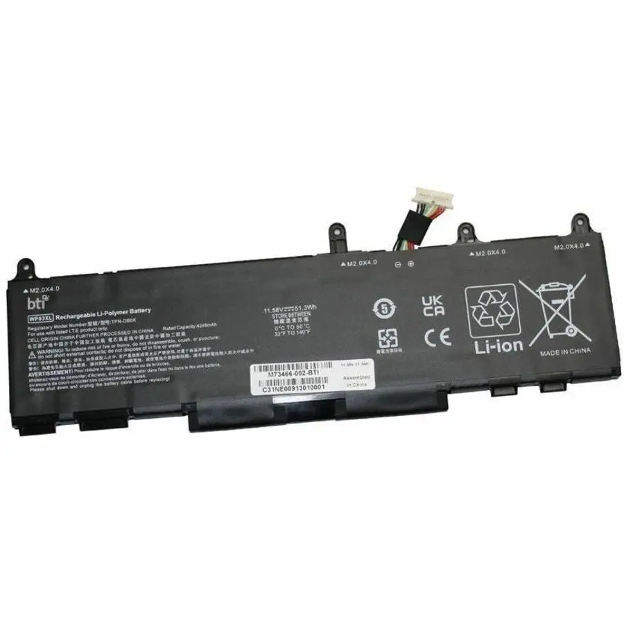 BTI M73466-005-BTI Lithium-Ion Battery for HP EliteBook 830 and 840 Series