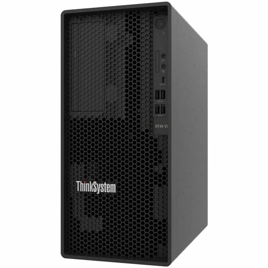 Lenovo ThinkSystem ST45 V3 7DH5A01KNA Tower Server - 1 x AMD EPYC 4344P 3.80 GHz - 16 GB RAM - Serial ATA/600 Controller