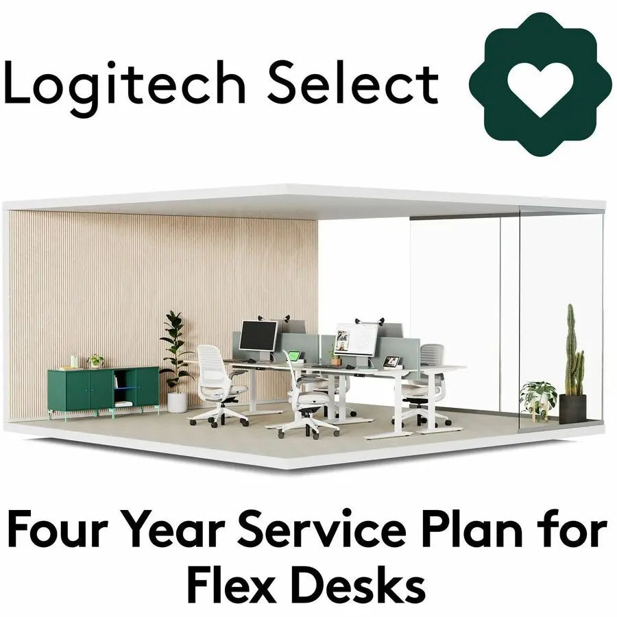 Logitech Select for Flex Desks Four-Year Support Plan - Comprehensive Device Management and Technical Assistance