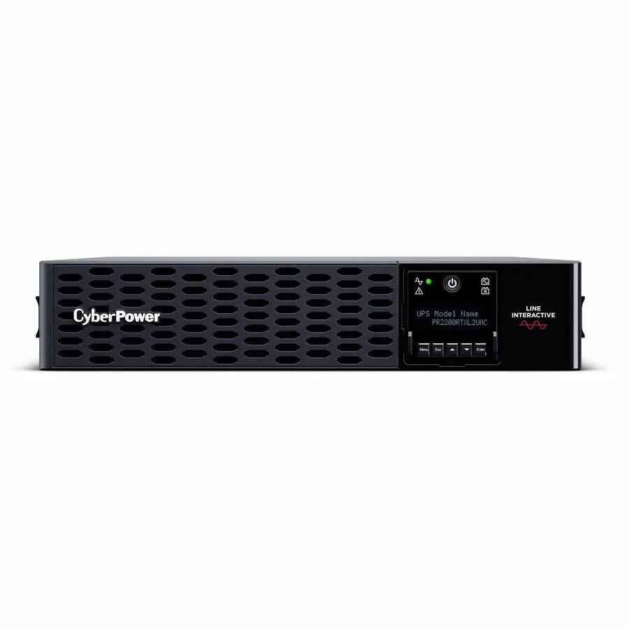 CyberPower PR2200RTXL2UACN Smart App Sinewave UPS System with 2200 VA Power, Line-Interactive Topology, and Remote Management