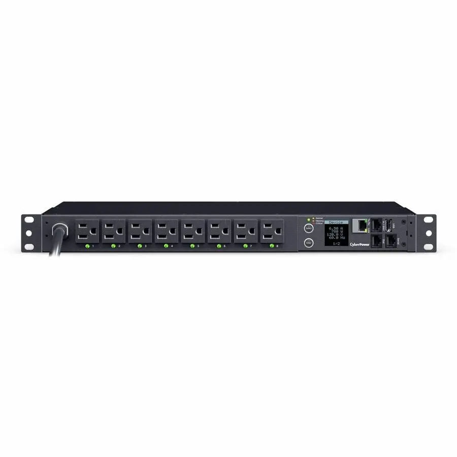 CyberPower PDU41021 1U Rackmount Switched Power Distribution Unit with Network Management