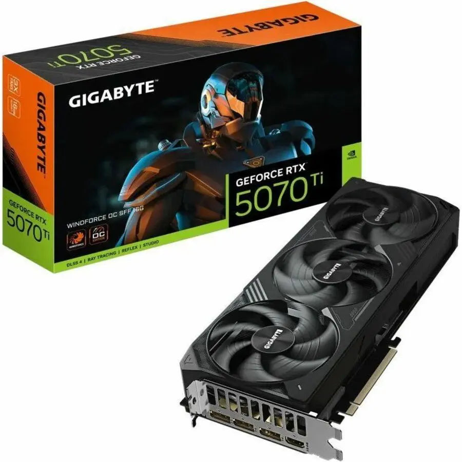 GIGABYTE GeForce RTX 5070 Ti WINDFORCE OC SFF 16GB Graphics Card - NVIDIA Blackwell Architecture, DLSS 4, and Advanced Cooling System