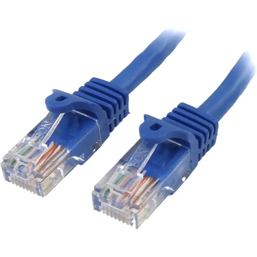 StarTech.com RJ45PATCH6 6 ft Blue Cat5e Snagless Patch Cable with PoE Support