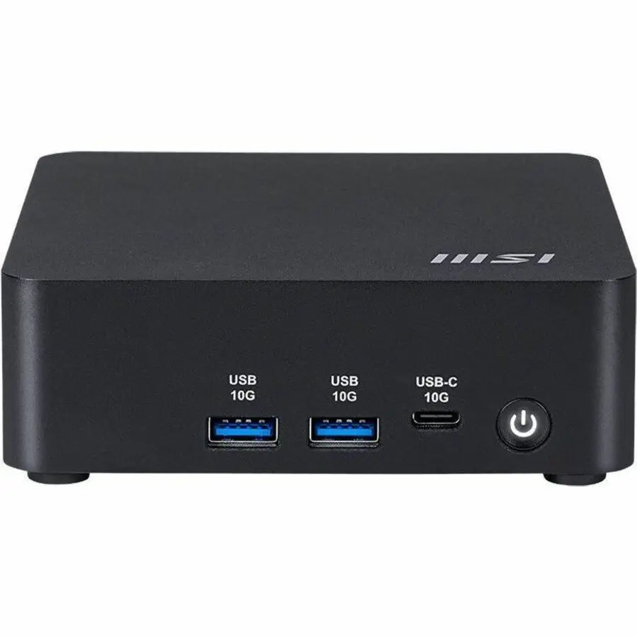 MSI Cubi NUC AI 1UMG CUBI NUC AI 1UMG-044US Desktop Computer - Intel Core Ultra 5 125H - 16 GB - 1 TB PCI Express NVMe SSD - Mini PC - Black