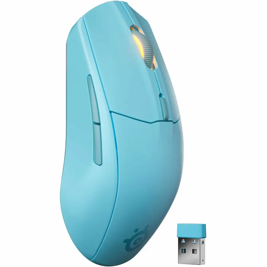 SteelSeries Rival 3 Gen 2 Wireless Gaming Mouse - Aqua, 18K DPI, TrueMove Air Sensor