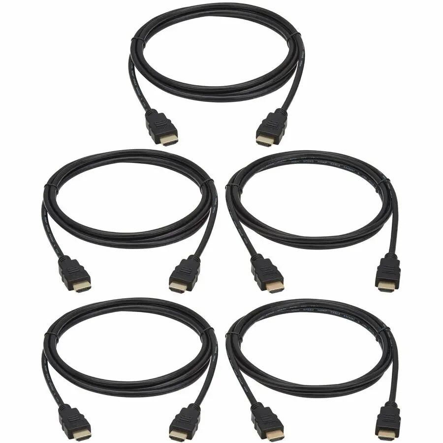 Tripp Lite series High-Speed 4K HDMI Cables (M/M) - 4:4:4, 6 ft. (1.8 m), Black, 5 Pack