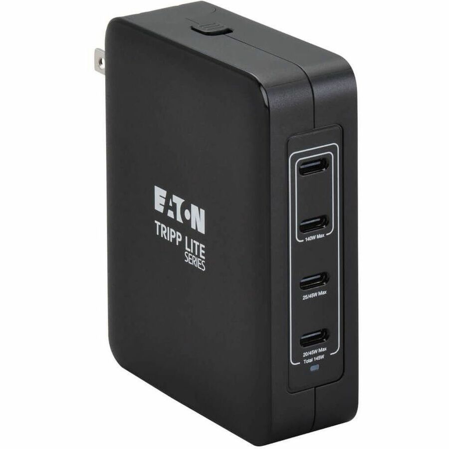 Eaton Corporation Tripp Lite Series U280-W04-145C4G 145W USB-C Power Delivery AC Adapter for Laptops and Devices