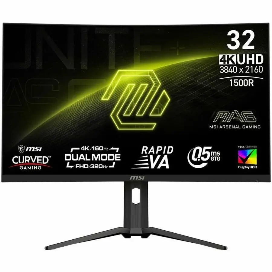 MSI MAG 321CUPDF 31.5 Inch VA UHD Curved Gaming Monitor with 320Hz Refresh Rate
