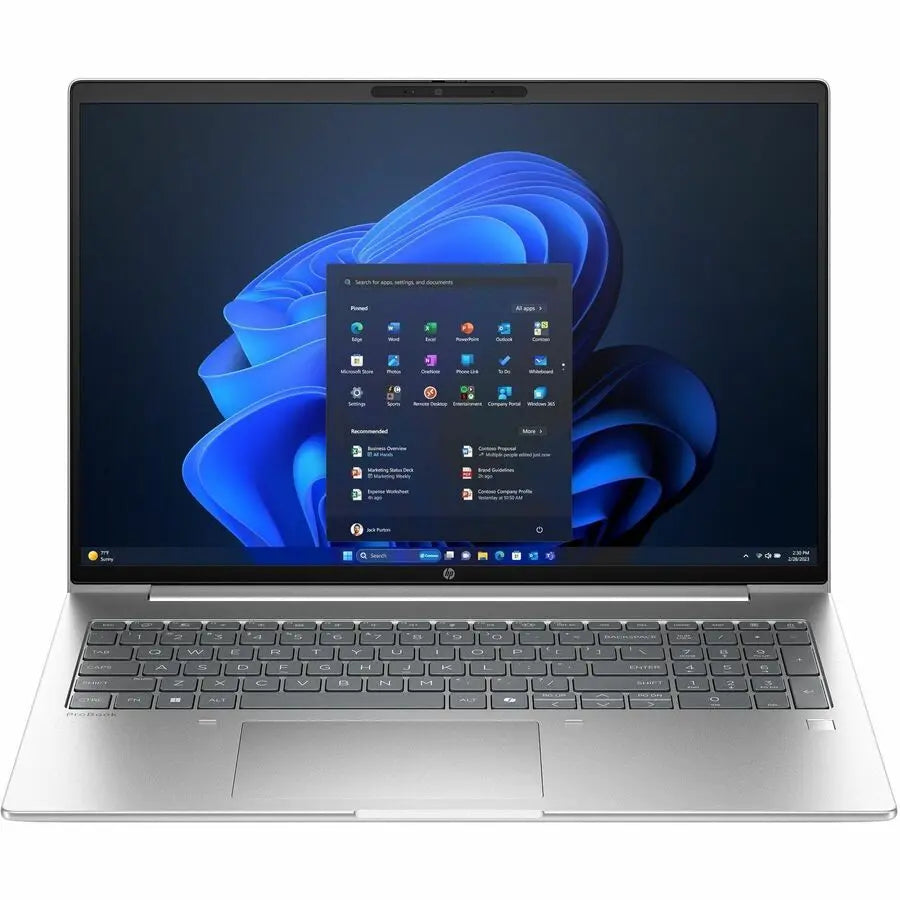HP ProBook 4 G1i 16-Inch Notebook with Core Ultra 7 Processor and Wolf Pro Security Edition - Pike Silver