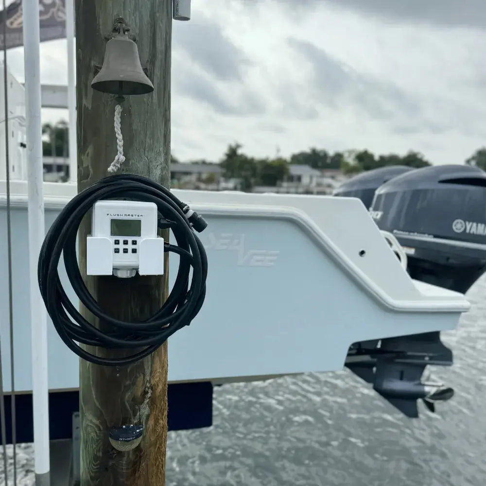 Flushmaster Outboard Flushing System with Four 20' Hose Kits - Portable Marine Engine Cleaner