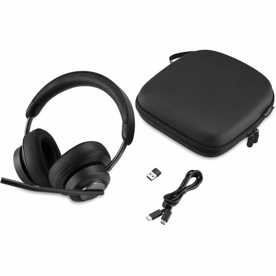 Kensington H3005 Bluetooth Over-Ear Headset – Wireless Noise-Canceling Microphone & Immersive Sound for Office & Travel