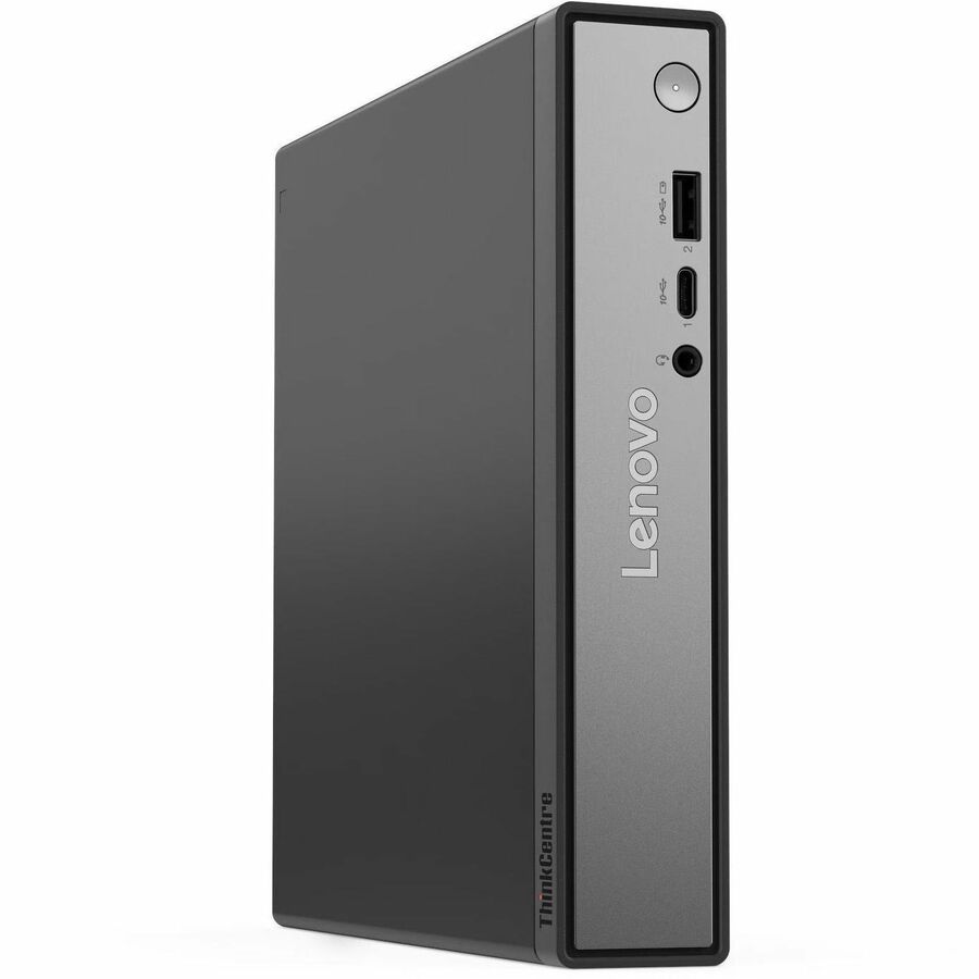 Lenovo ThinkCentre neo 50q QC Desktop Computer with Qualcomm Snapdragon X Processor, 16GB RAM, 512GB SSD, Tiny Form Factor, Eclipse Black
