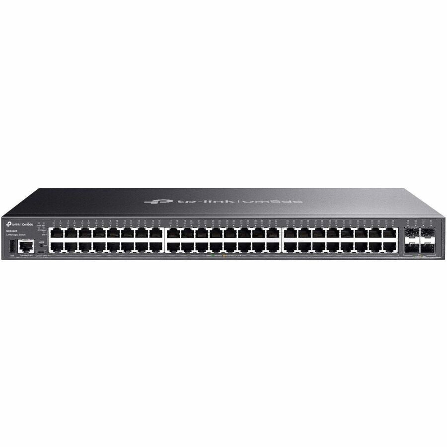 TP-LINK Omada SG5452XMPP 48-Port Gigabit Stackable Managed Switch with PoE++ and 4 10G Slots