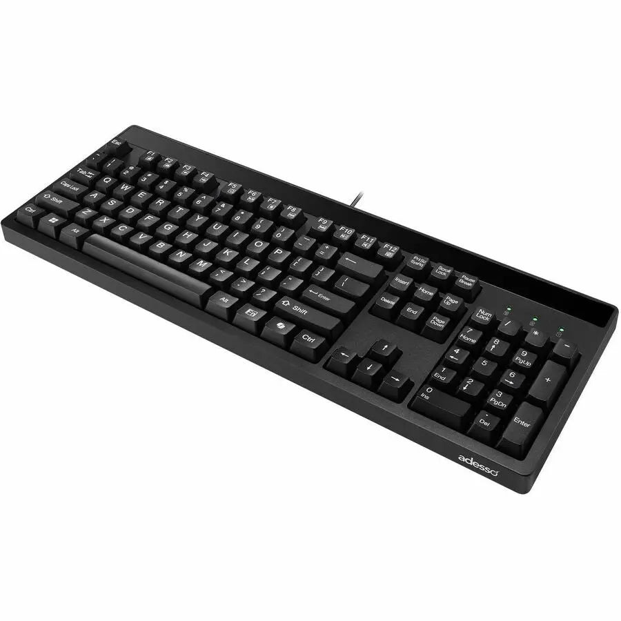 Adesso EasyTouch 130 Full-Sized Wired Mechanical Keyboard with CoPilot AI Hotkey