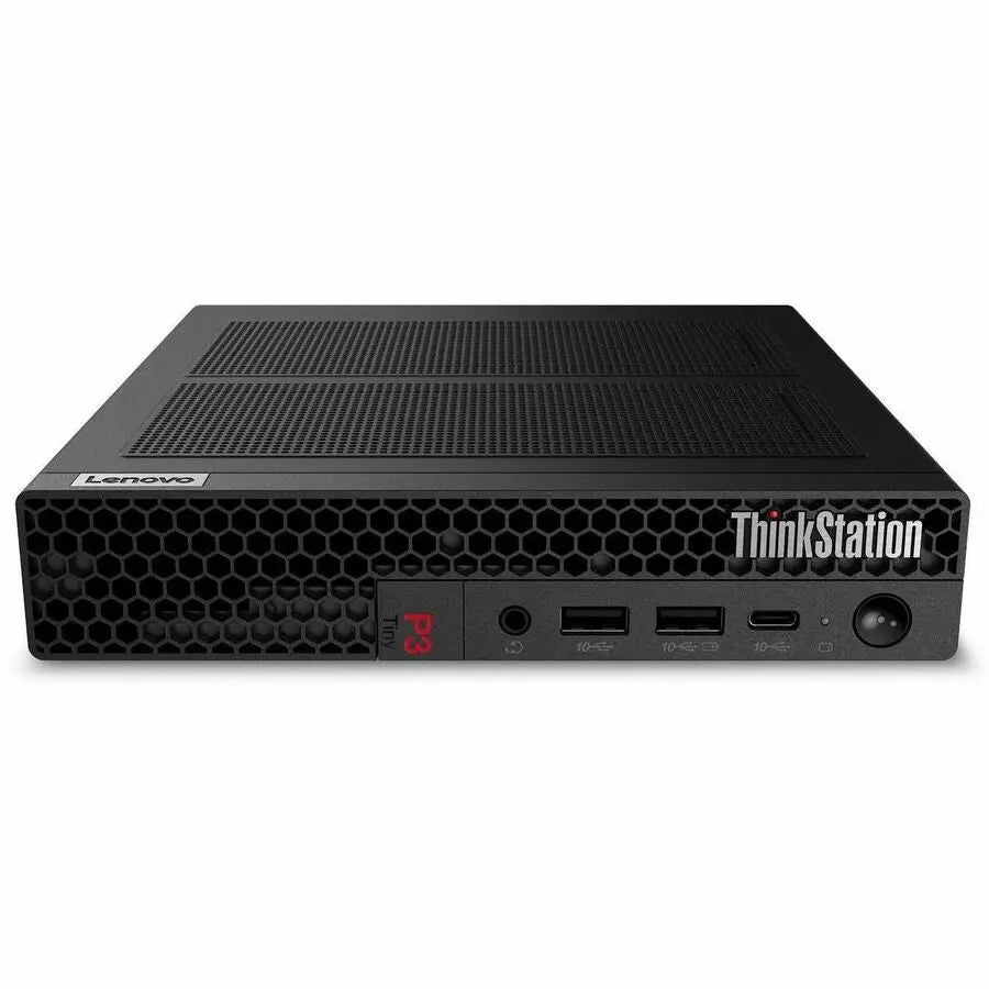 Lenovo ThinkStation P3 30H000AGUS Workstation - 1 x Intel Core i7 14th Gen i7-14700 - vPro Technology - 32 GB - 1 TB SSD - Tiny - Black