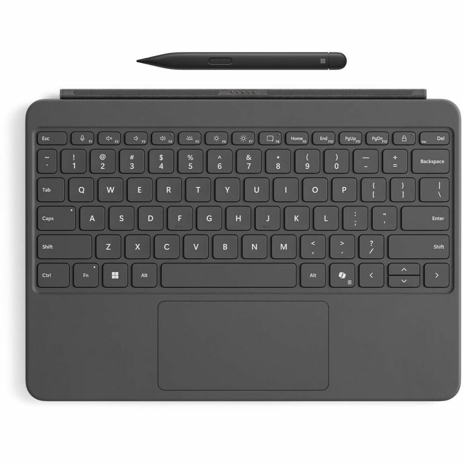Microsoft Surface Pro 12-inch Keyboard with Slim Pen - Slate | Full-Size Backlit Keyboard with Precision Touchpad