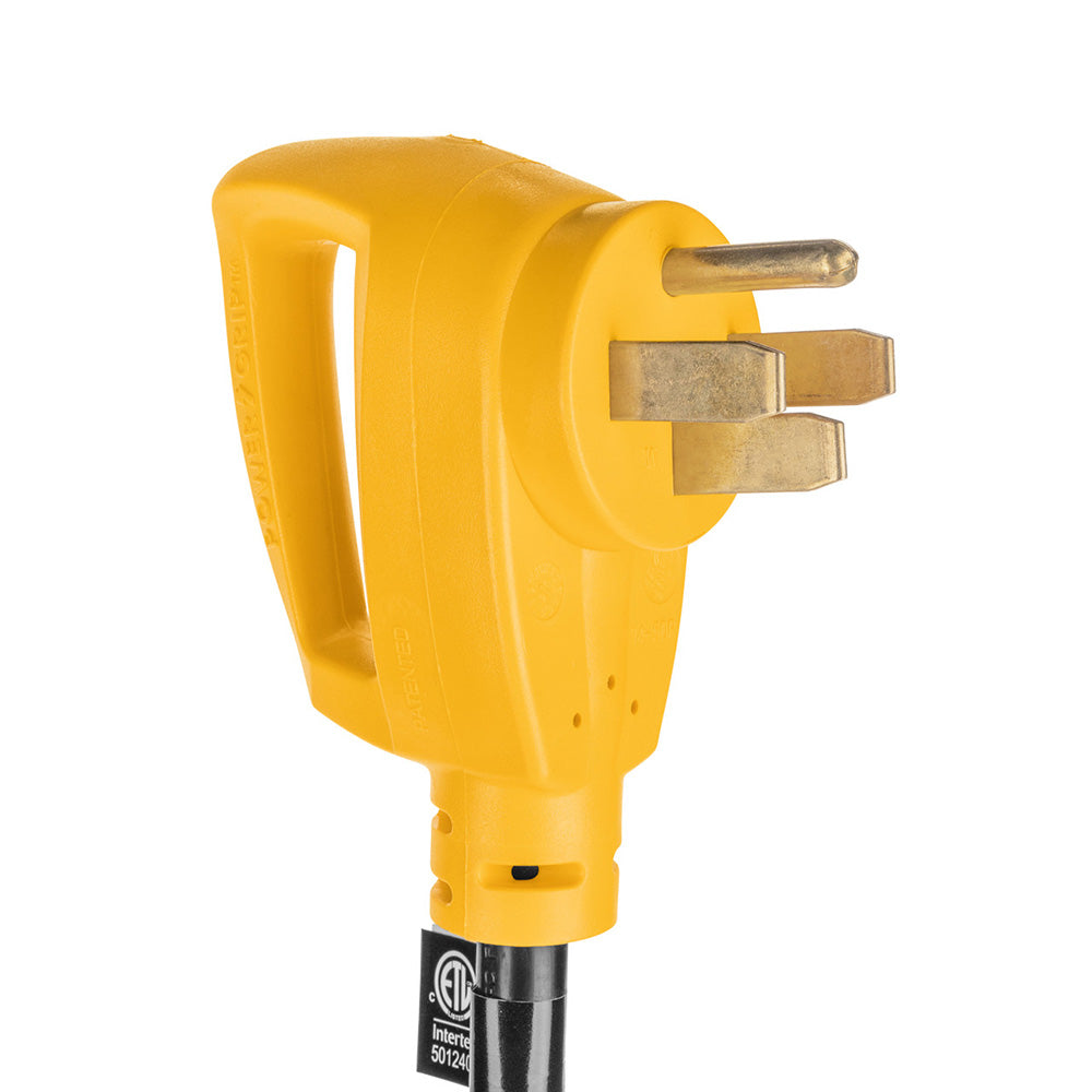 Camco Power Grip 18-Inch 50 Amp to 30 Amp RV Adapter with Handles