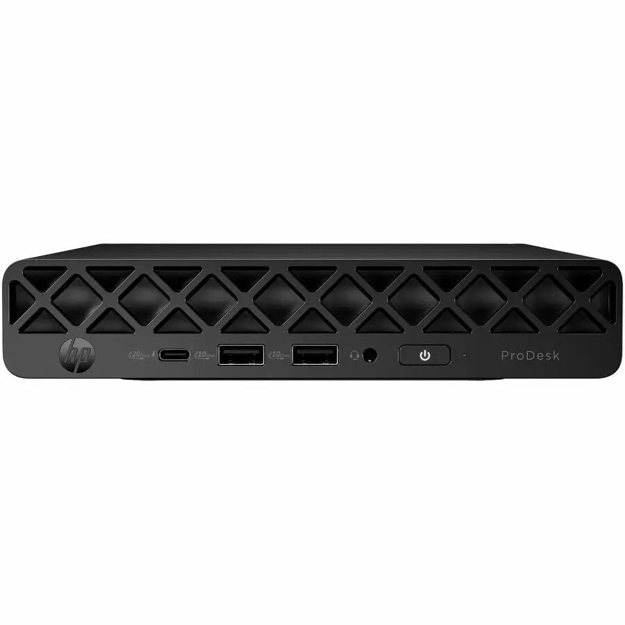HP ProDesk 4 G1i Desktop Computer - Intel Core Ultra 7 265T - vPro Technology - 16 GB - 256 GB SSD - Mini PC - Jack Black