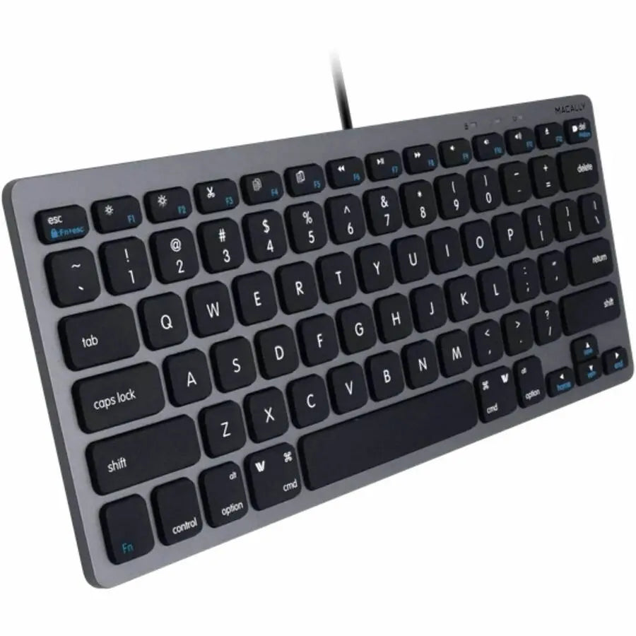 Macally UCSLIMKEYCSG USB-C Compact Mac Keyboard - Space Gray