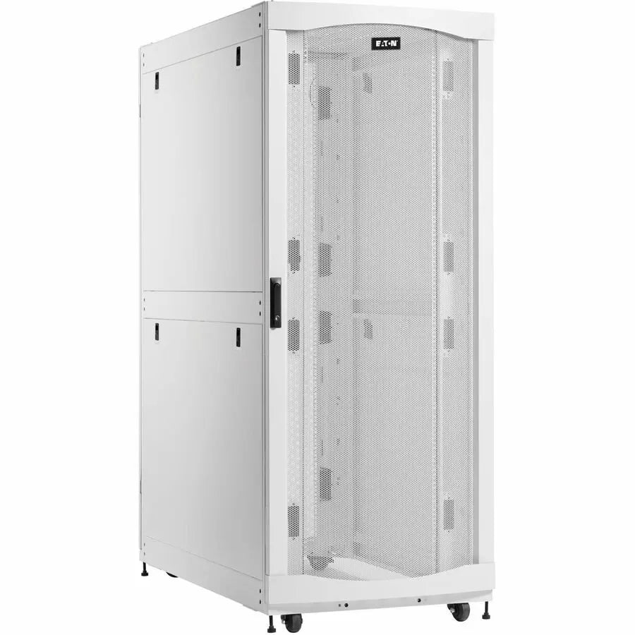 Eaton SmartRack 42U Extra-Deep Standard-Width Heavy-Duty Rack Enclosure Cabinet for AI Servers, White