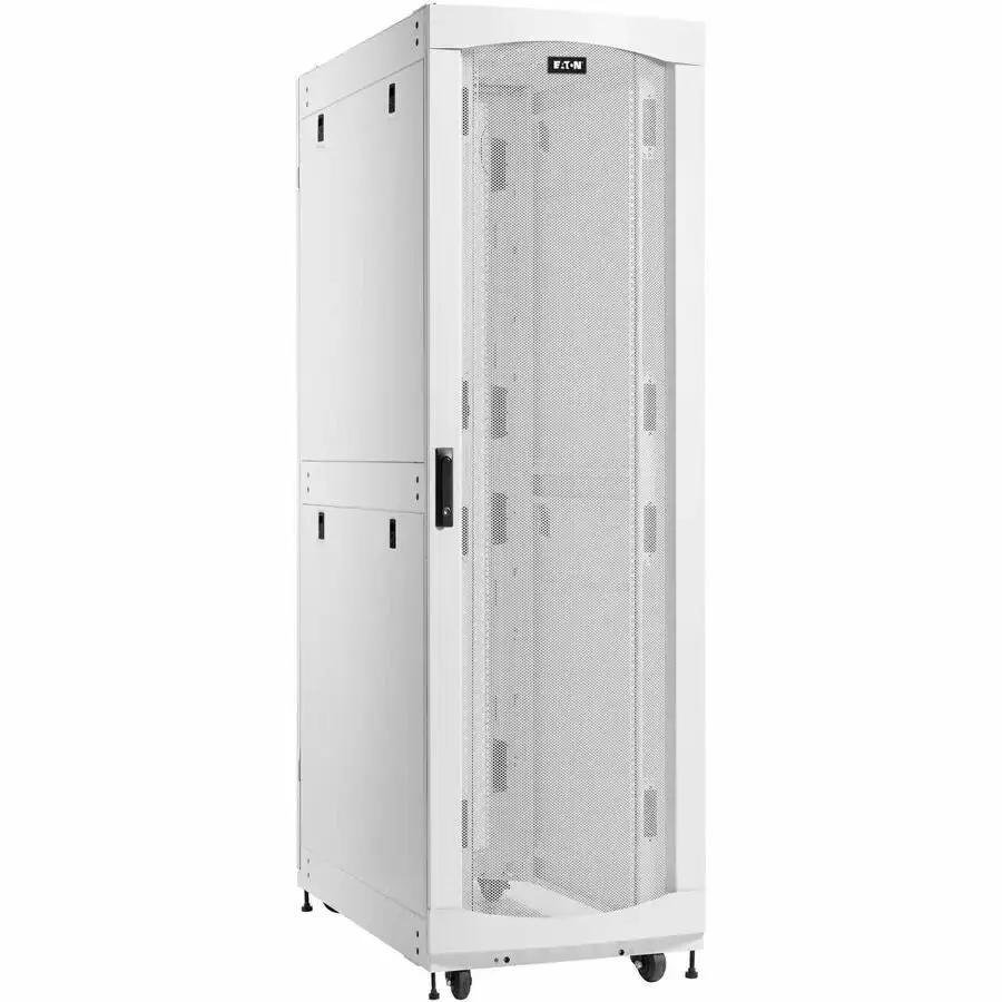 Eaton SmartRack SRH482442W 48U White Steel Server Rack Cabinet for AI and Data Center Applications by Eaton Corporation
