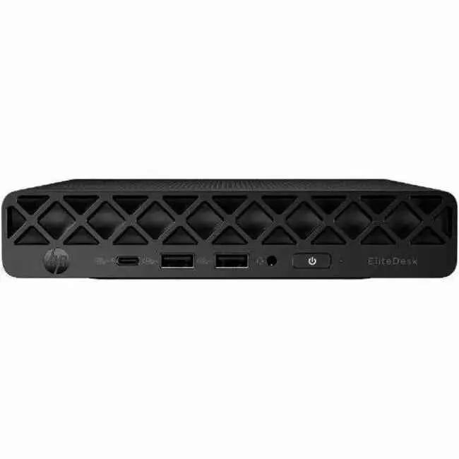 HP EliteDesk 8 G1i Desktop Computer - Intel Core Ultra 7 265T - vPro Technology - 16 GB - 256 GB SSD - Desktop Mini - Jack Black by HP Inc.