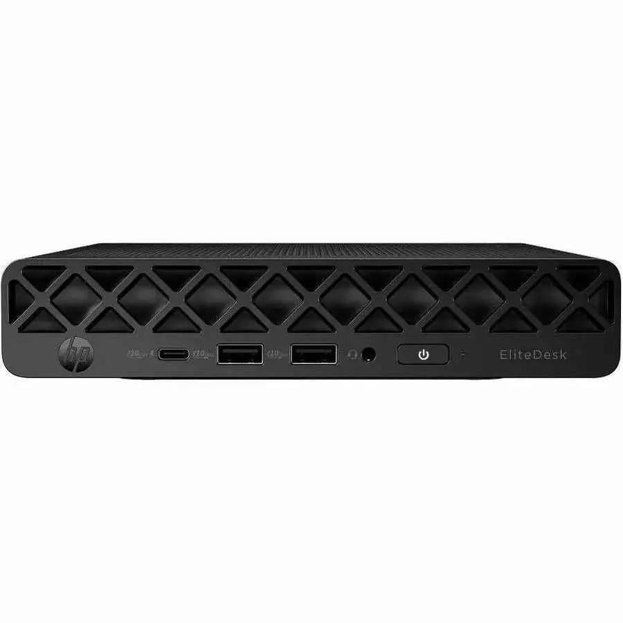HP EliteDesk 8 G1i Desktop Computer - Intel Core Ultra 7 265T - vPro Technology - 32 GB - 512 GB SSD - Desktop Mini - Jack Black by HP Inc.