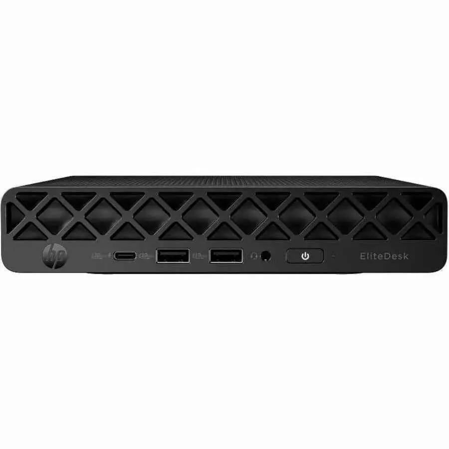 HP EliteDesk 8 G1i Desktop Computer - Intel Core Ultra 5 235T - vPro Technology - 16 GB - 512 GB SSD - Desktop Mini - Jack Black by HP Inc.