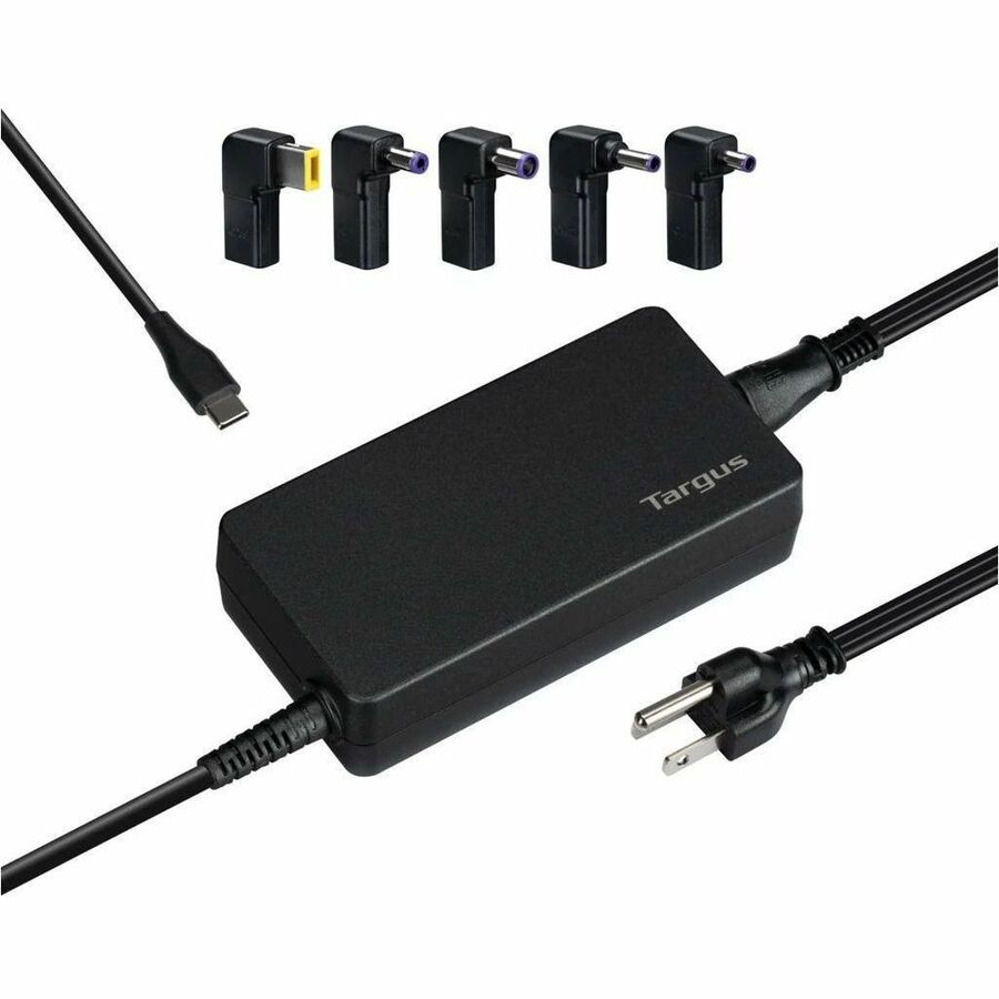 Targus 100W Universal USB-C & Legacy Charger – Multi-Device Laptop and Phone Power Adapter