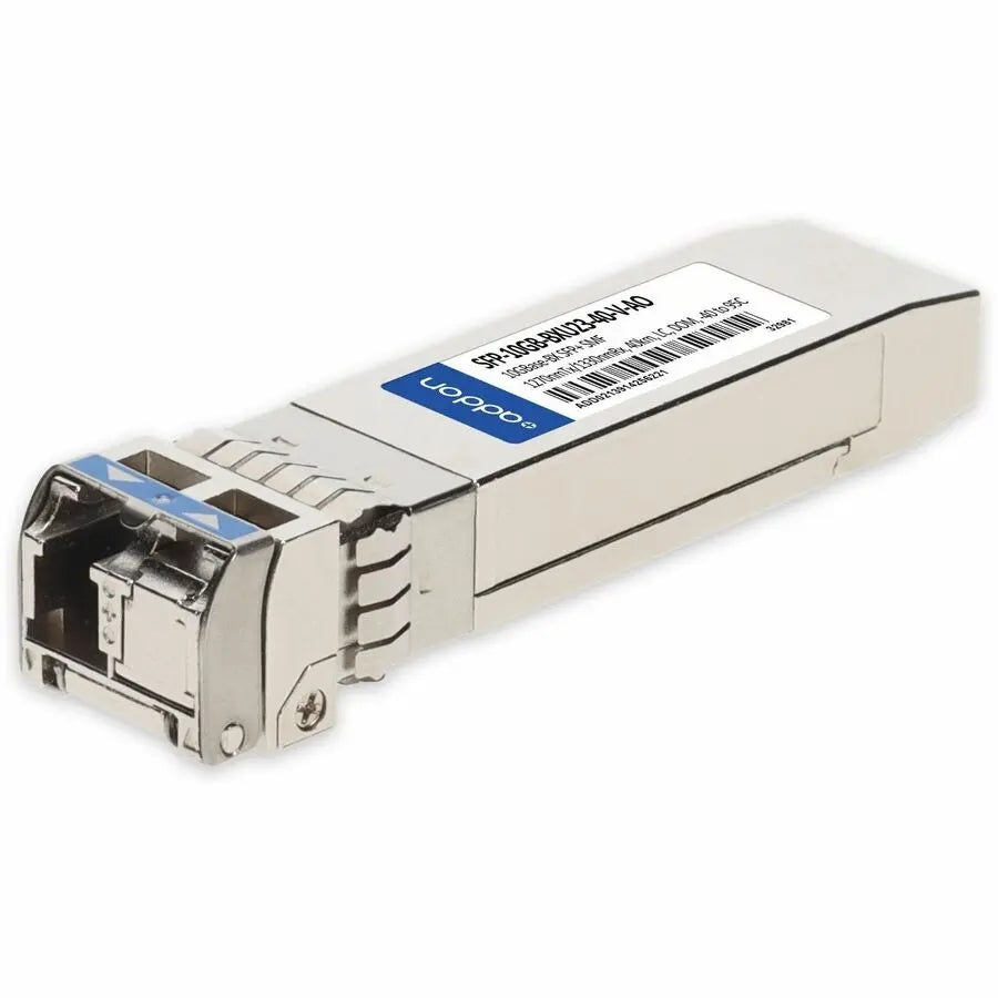 AddOn MSA TAA Compliant SFP+ Module (SFP-10GB-BXU23-40-V-AO) for 10Gbps Single-Mode Fiber Transmission up to 40km