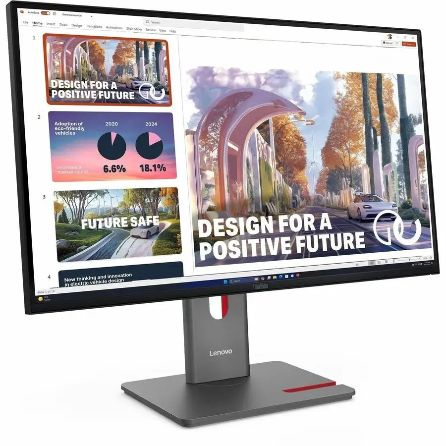 Lenovo ThinkVision P27QD-40 27" Class WQHD LED Monitor - 16:9 - Raven Black